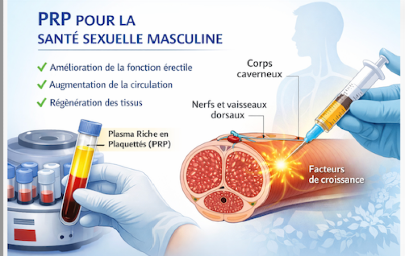 PRP pour la santé sexuelle masculine